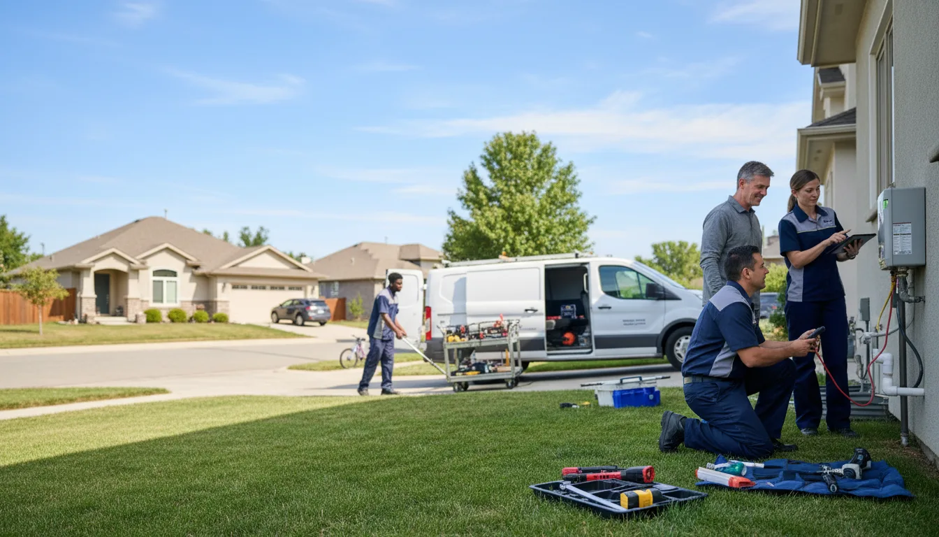Tankless water heater service in Avoca, TX